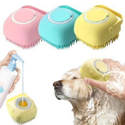 Zirelo PawWash™ - Bath Brush with Built In Shampoo Dispenser 2.0